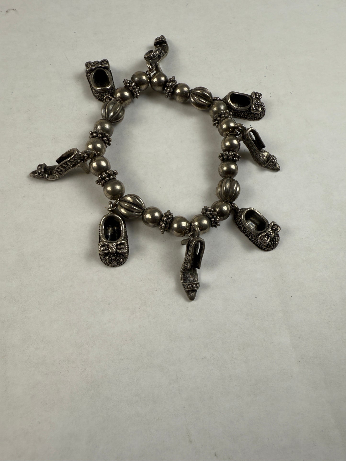 Women's Metallic Charm Bracelet
