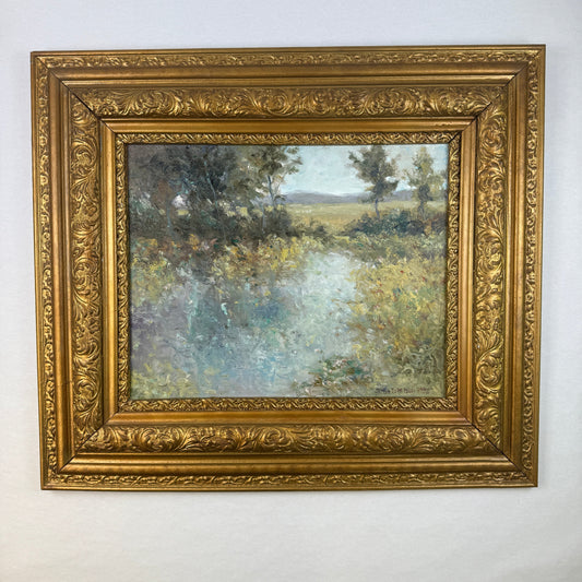 ORIGINAL ARTWORK BY JAMES DEAN (JIM) PEGG with ORNATE FRAME