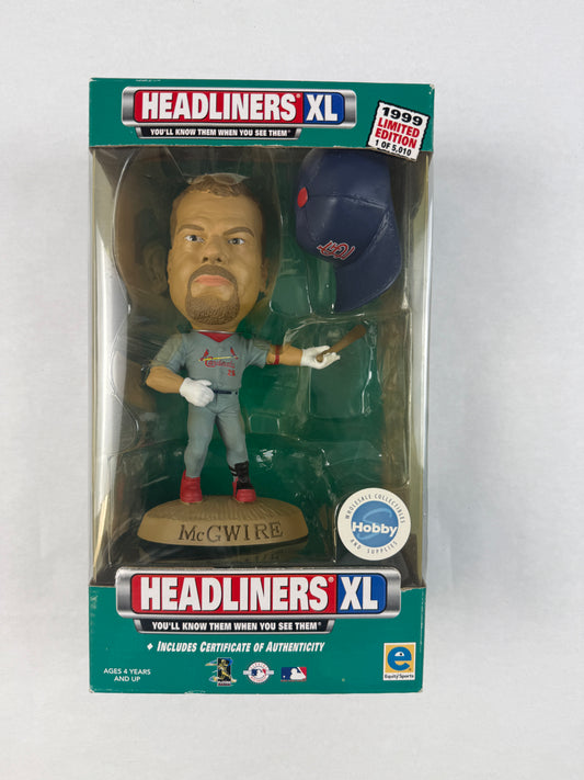 Headliners XL 1999 Mark McGwire Bobble Head Doll