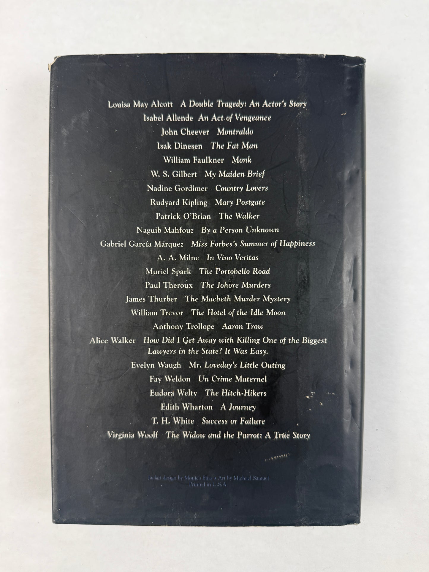 Murder and Other Acts of Literature Edited by Michele Slung