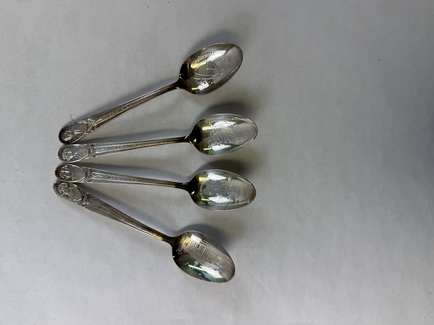 America's Founding Fathers 4-piece Spoon Collection