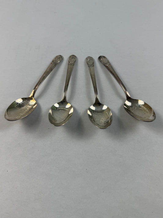 America's Founding Fathers 4-piece Spoon Collection