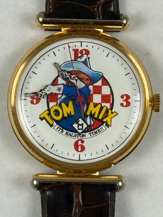 Vintage Tom Mix Ultra Flat Men's Watch