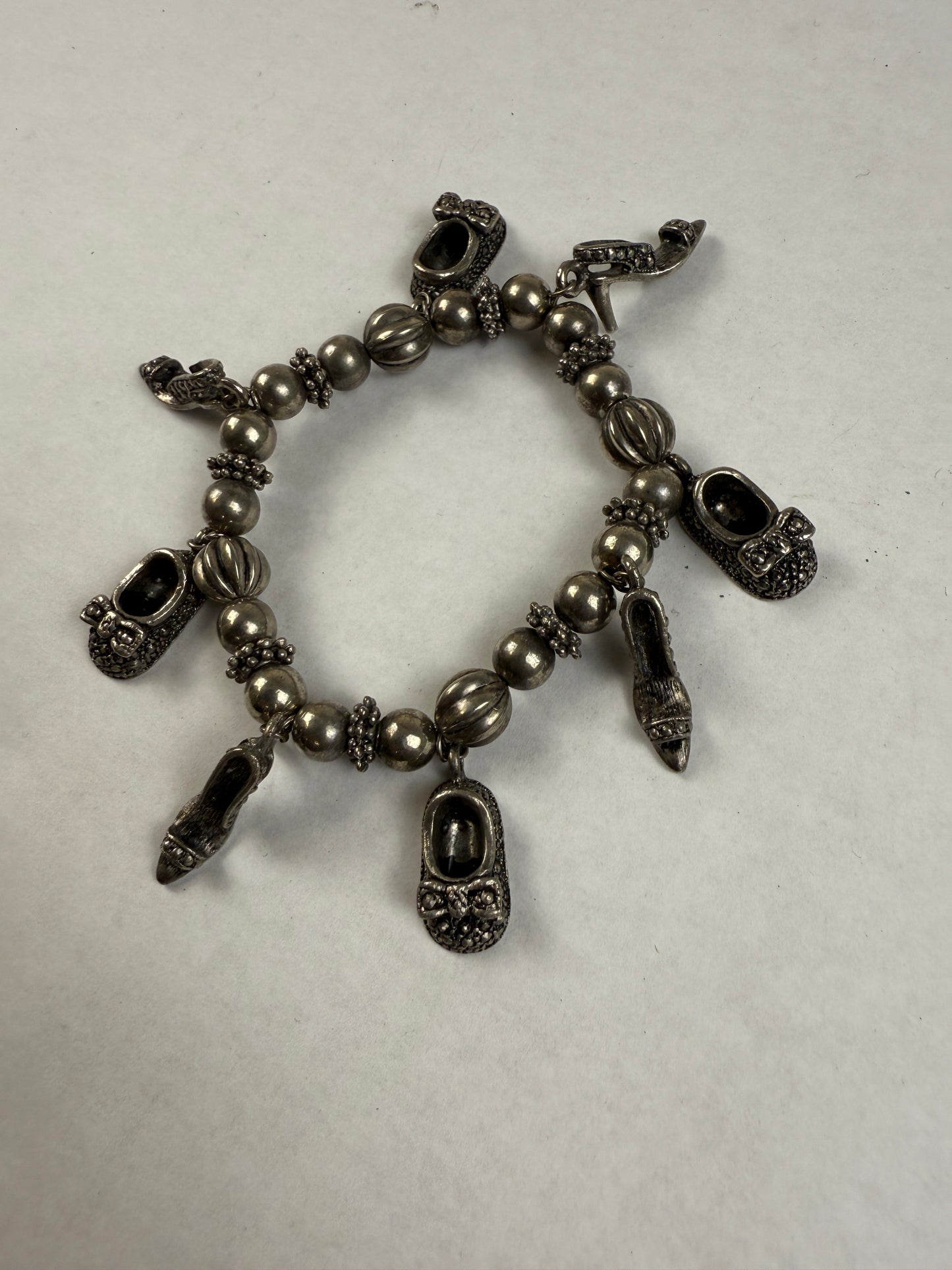 Women's Metallic Charm Bracelet