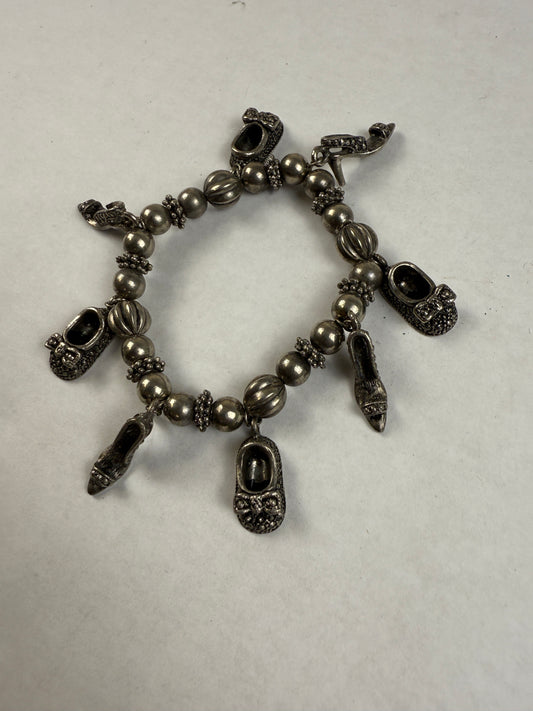 Women's Metallic Charm Bracelet