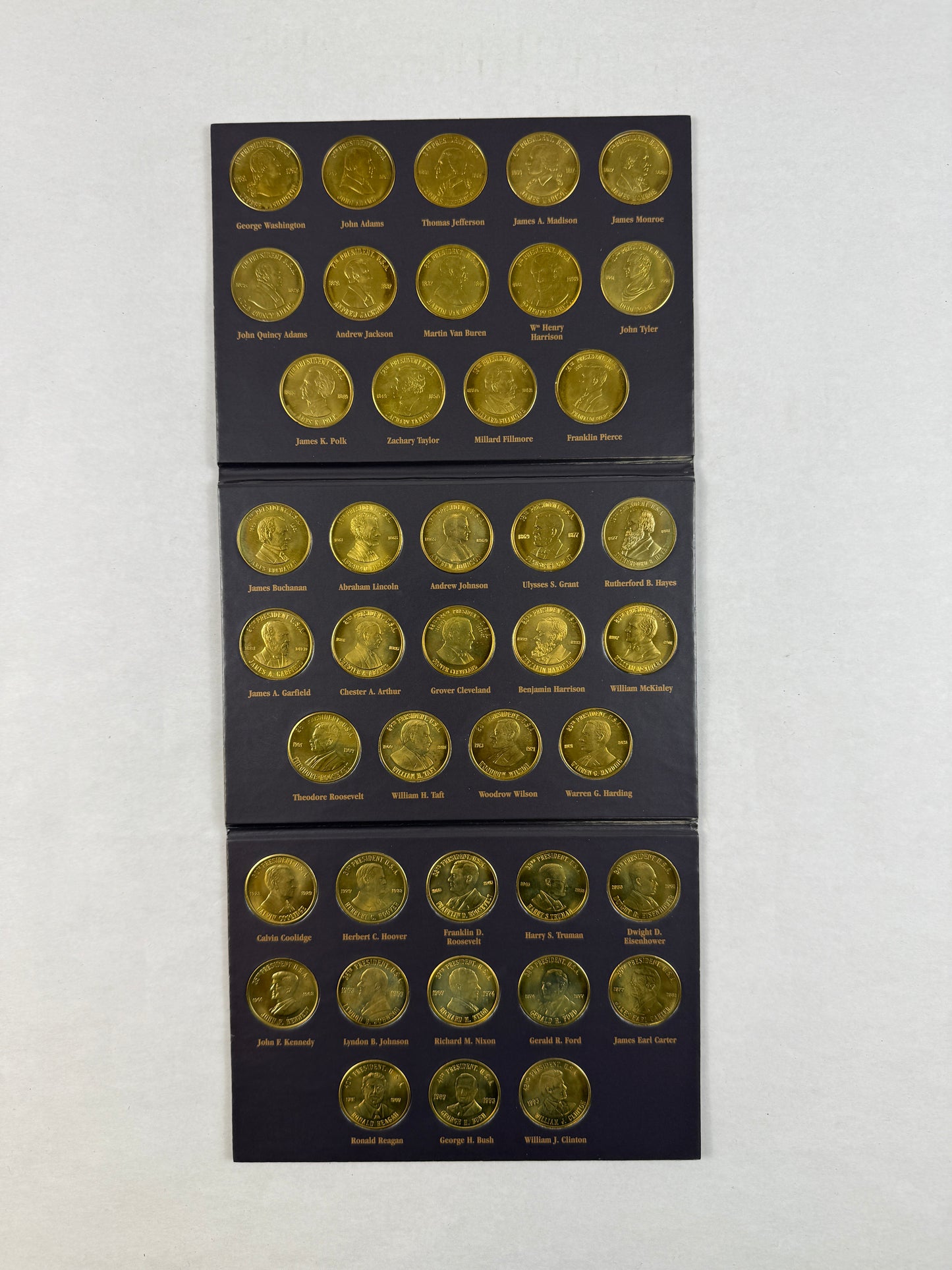Complete Presidential Coin Set